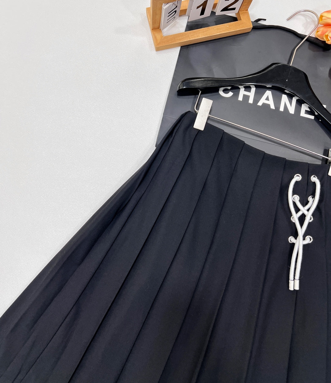 PRADA 25S PLEATED SKIRT 468