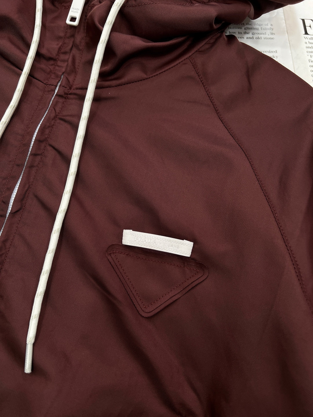 PRADA 25S HOODED SHORT JACKET 306