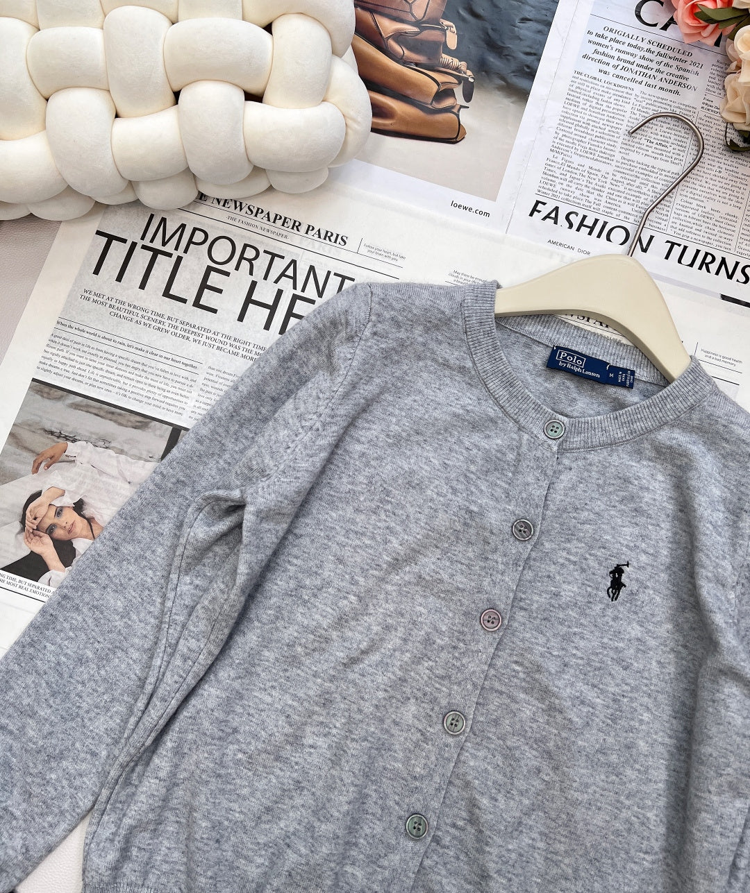 RALPH LAUREN CARDIGAN STYLE 186