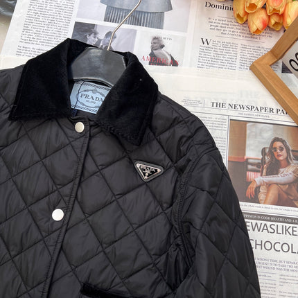 PRADA 25S LIGHTWEIGHT COTTON COLLARED JACKET 365