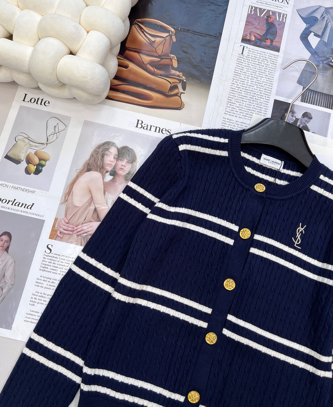 YSL 25S CARDIGAN STYLE 75