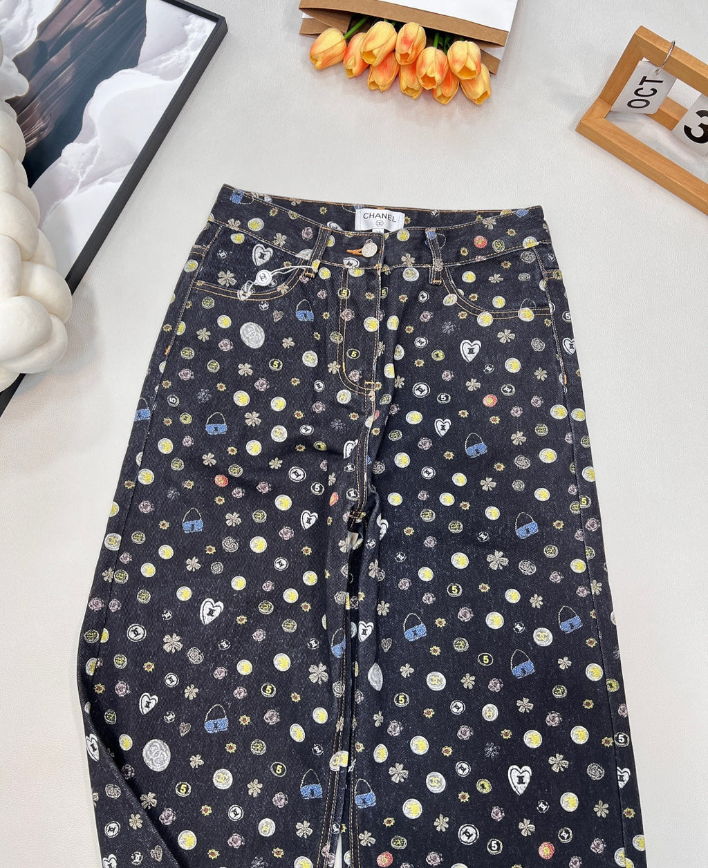 CHANEL 25S DENIM JEANS 597