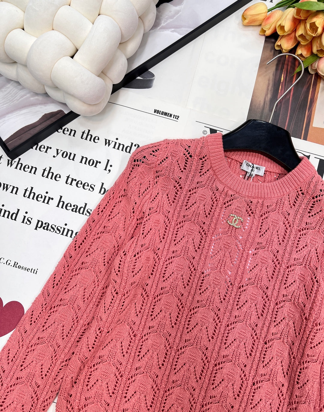 CHANEL 25S LONG-SLEEVE SWEATER 442