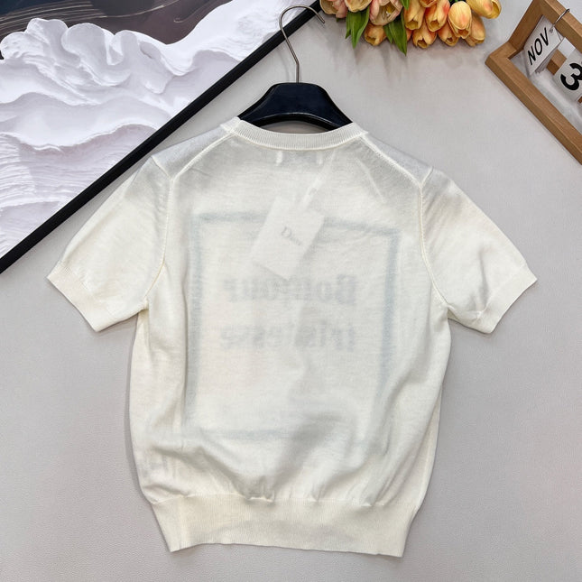 DIOR 26S SHORT-SLEEVE CREW NECK T-SHIRT 943