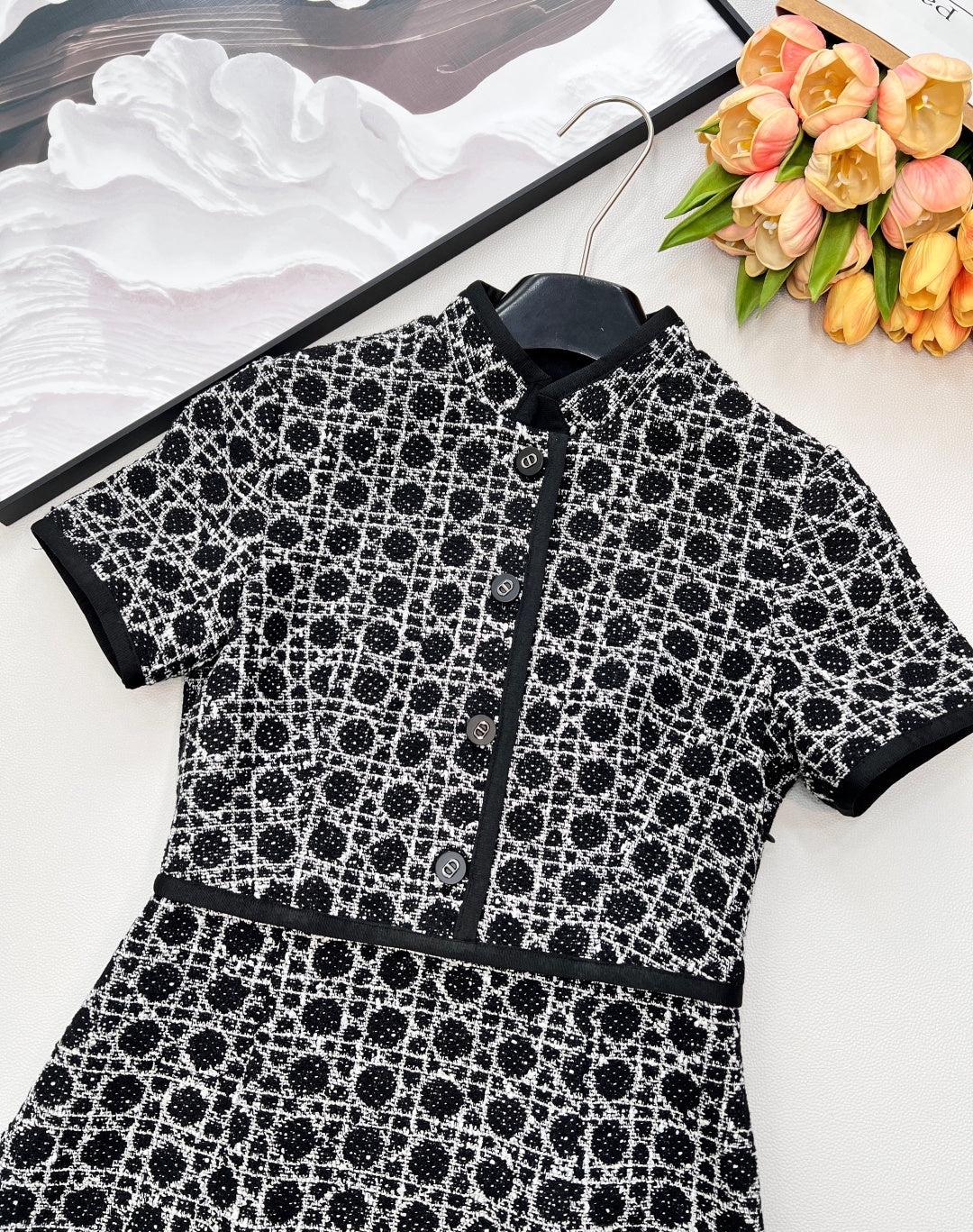 DIOR 26S SHORT-SLEEVE DRESS 979
