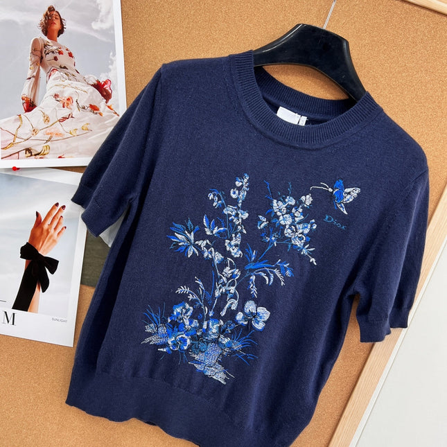 DIOR 26S SHORT-SLEEVE SWEATER 1193