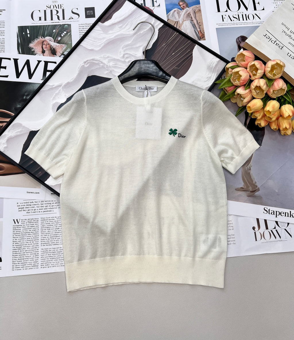 DIOR 26S SHORT-SLEEVE SWEATER 1164