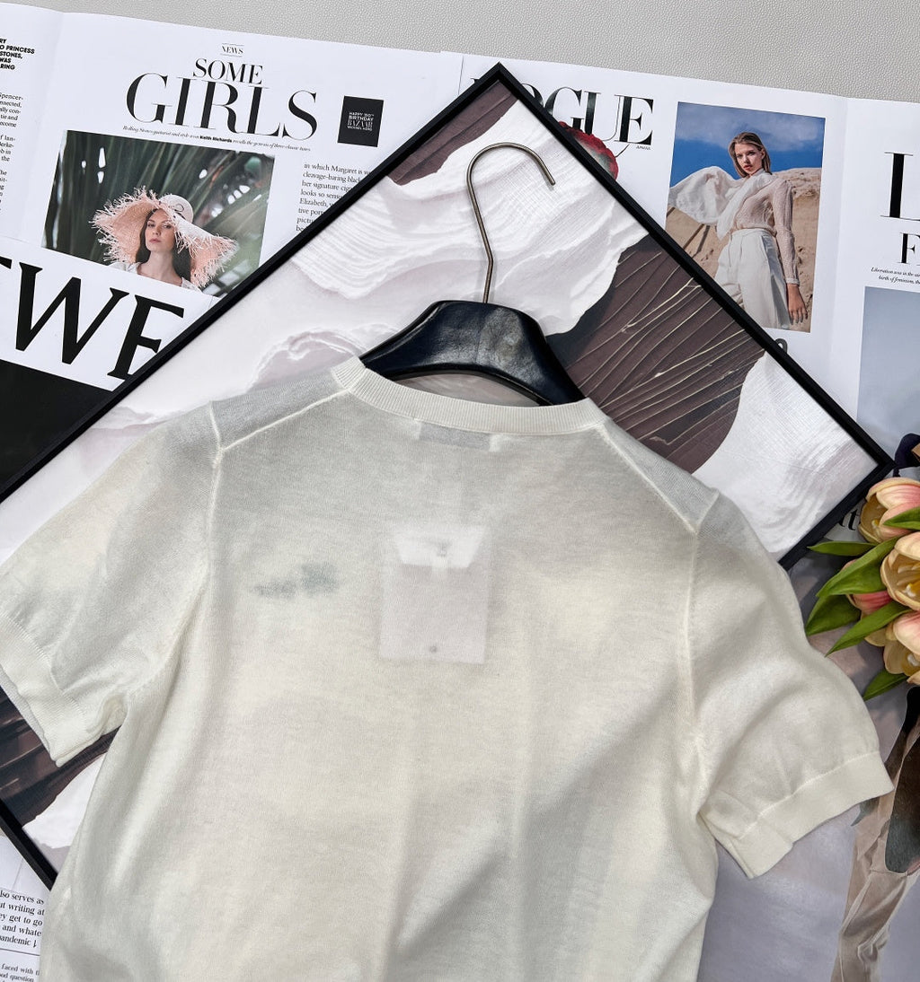 DIOR 26S SHORT-SLEEVE SWEATER 1164
