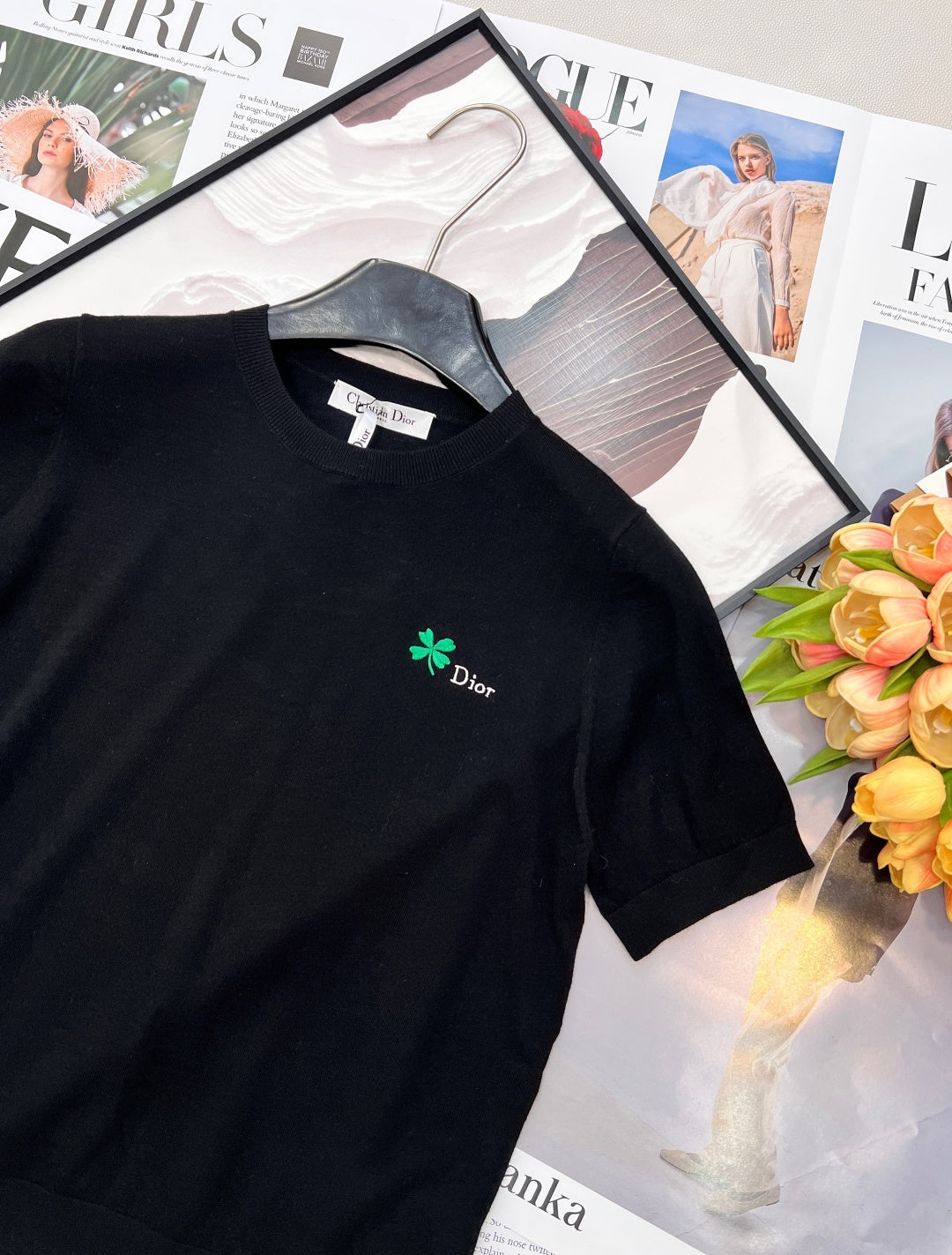 DIOR 26S SHORT-SLEEVE SWEATER 1163