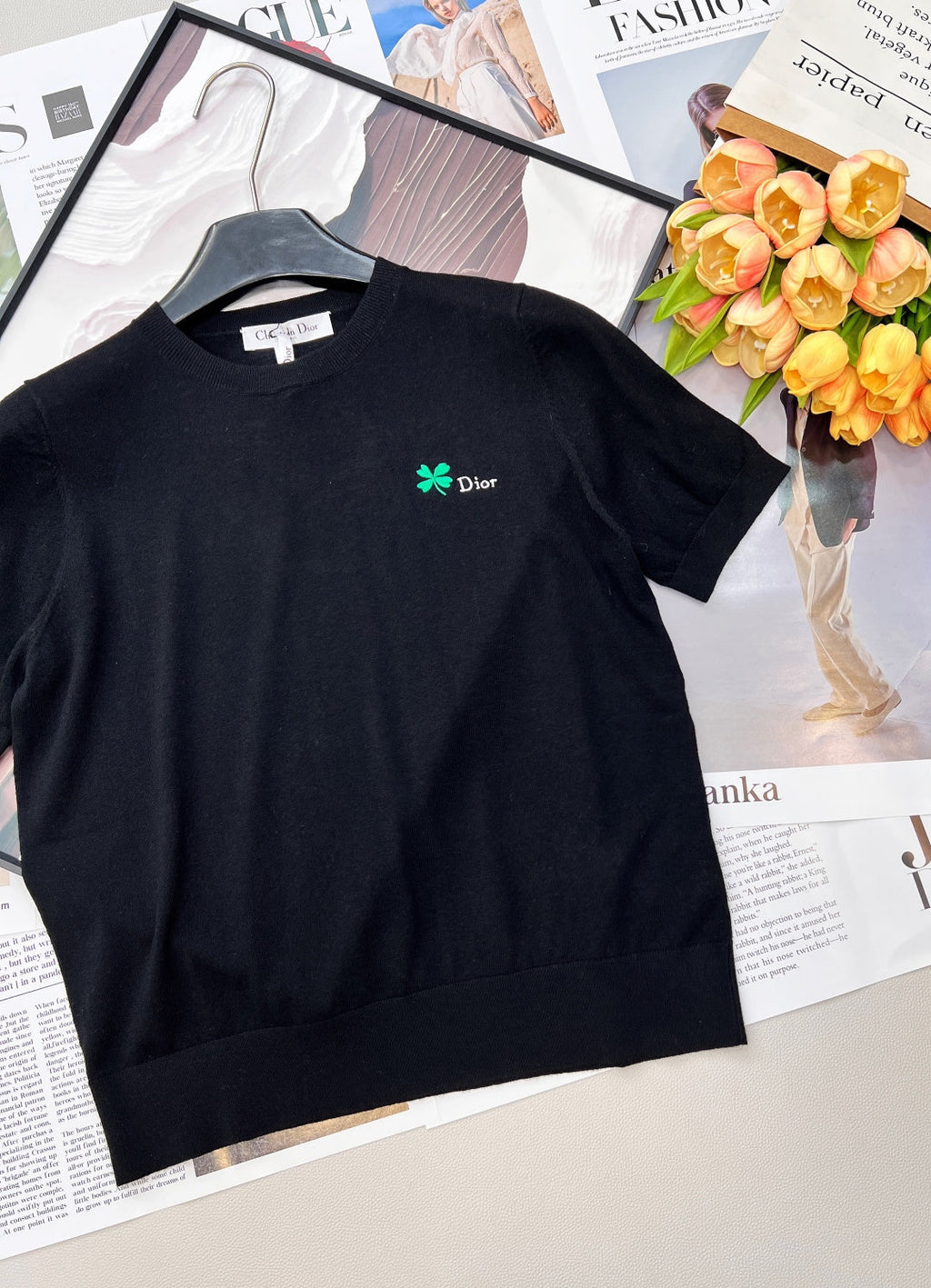 DIOR 26S SHORT-SLEEVE SWEATER 1163
