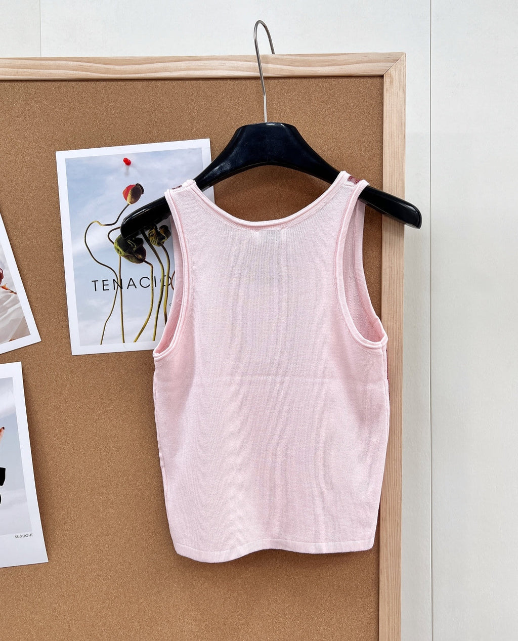 CELINE 26S SEQUIN KNIT TANK TOP 141