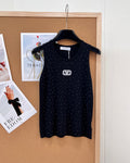 VALENTINO 26S EMBELLISHED SLEEVELESS SWEATER STYLE 87
