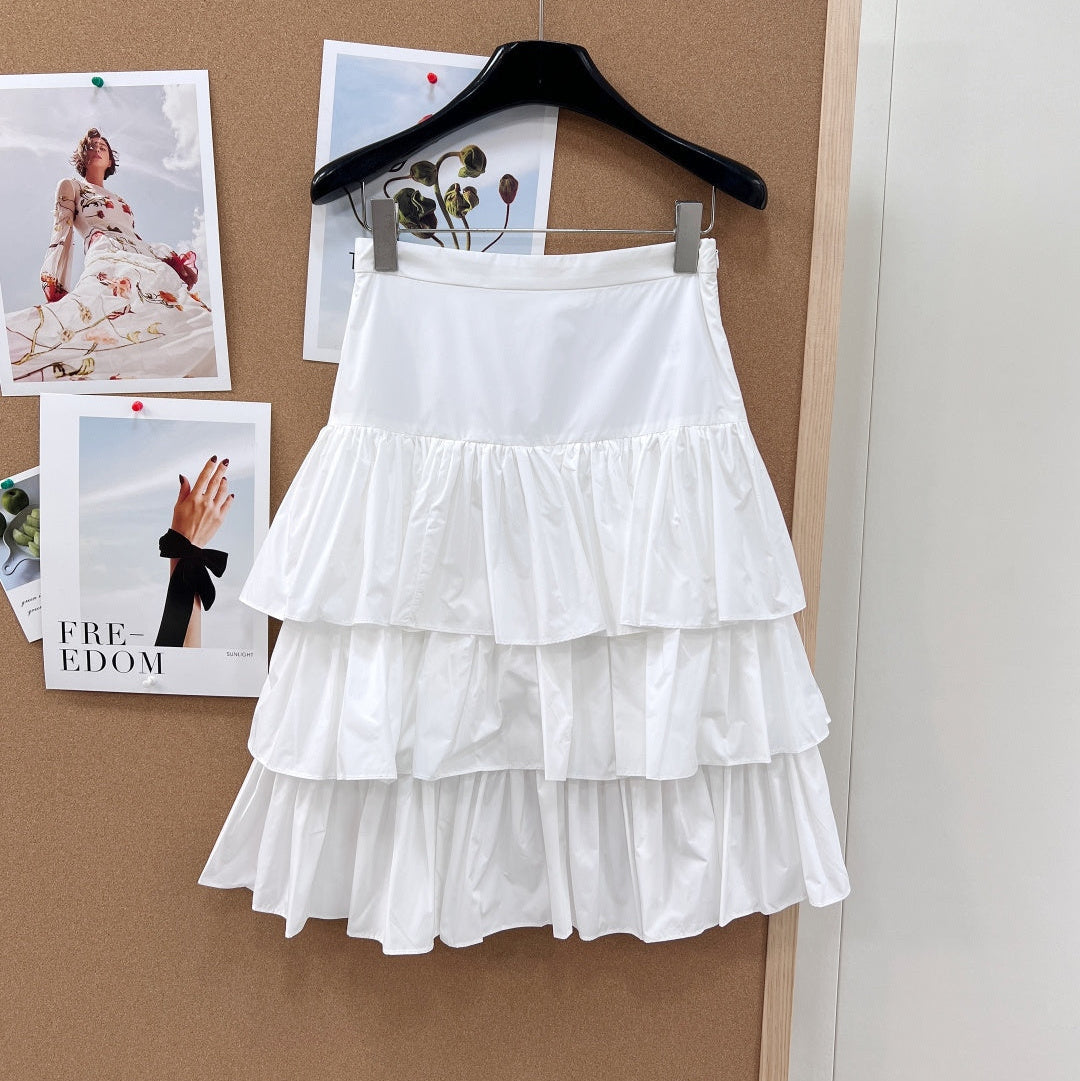 VALENTINO 26S TIERED MINI SKIRT 225