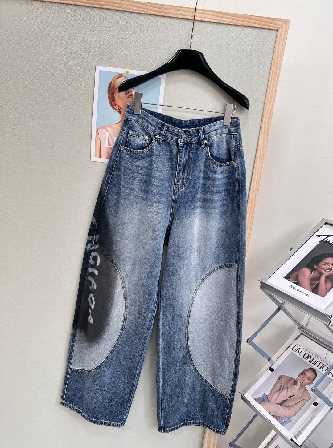 BALENCIAGA 26S WIDE LEG JEANS 007