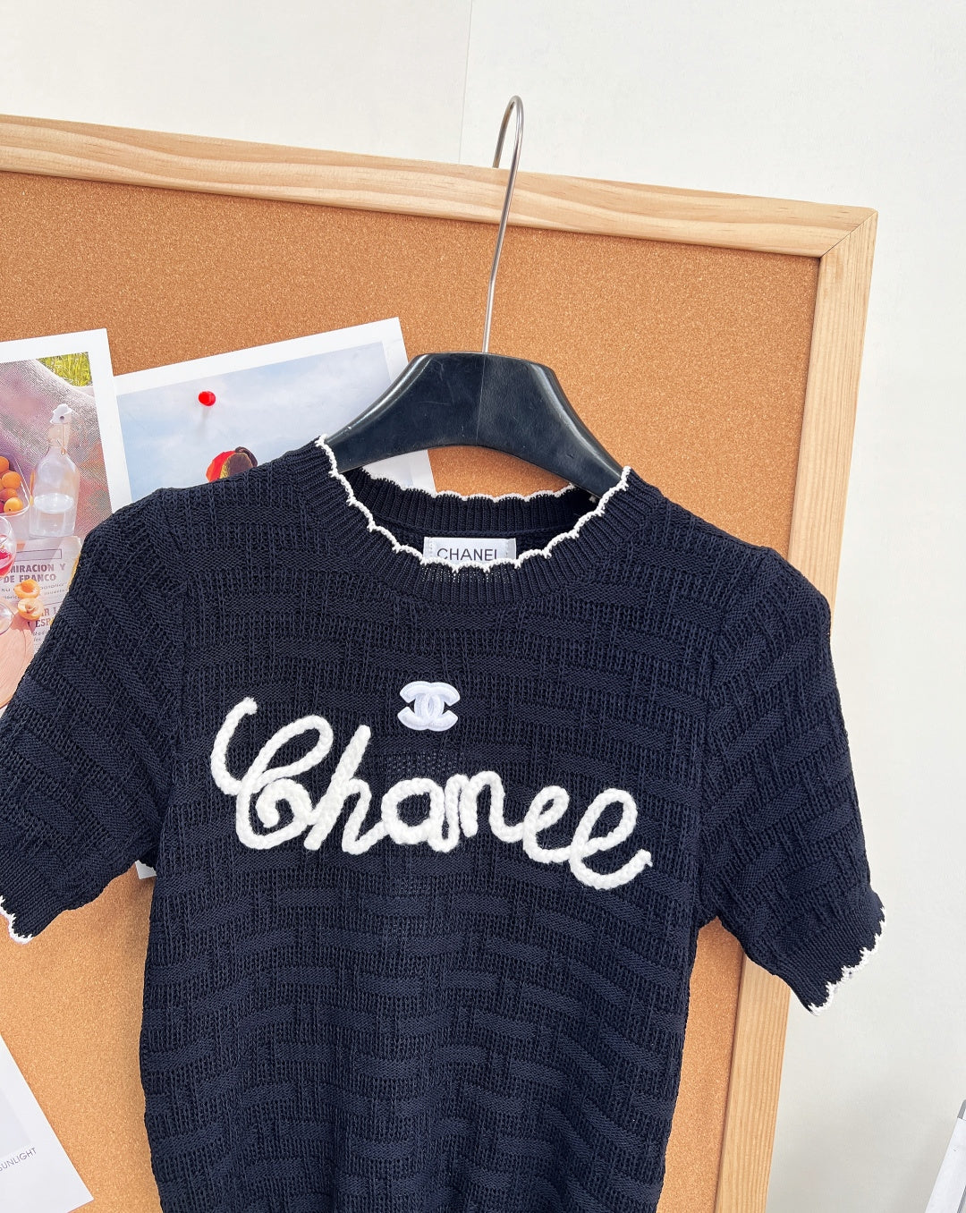 CHANEL 26S SHORT-SLEEVE KNIT TOP STYLE 1147