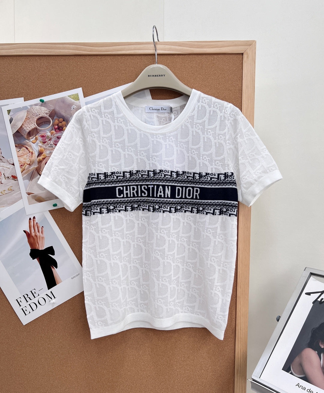 DIOR 26S SHORT-SLEEVED SWEATER 1245