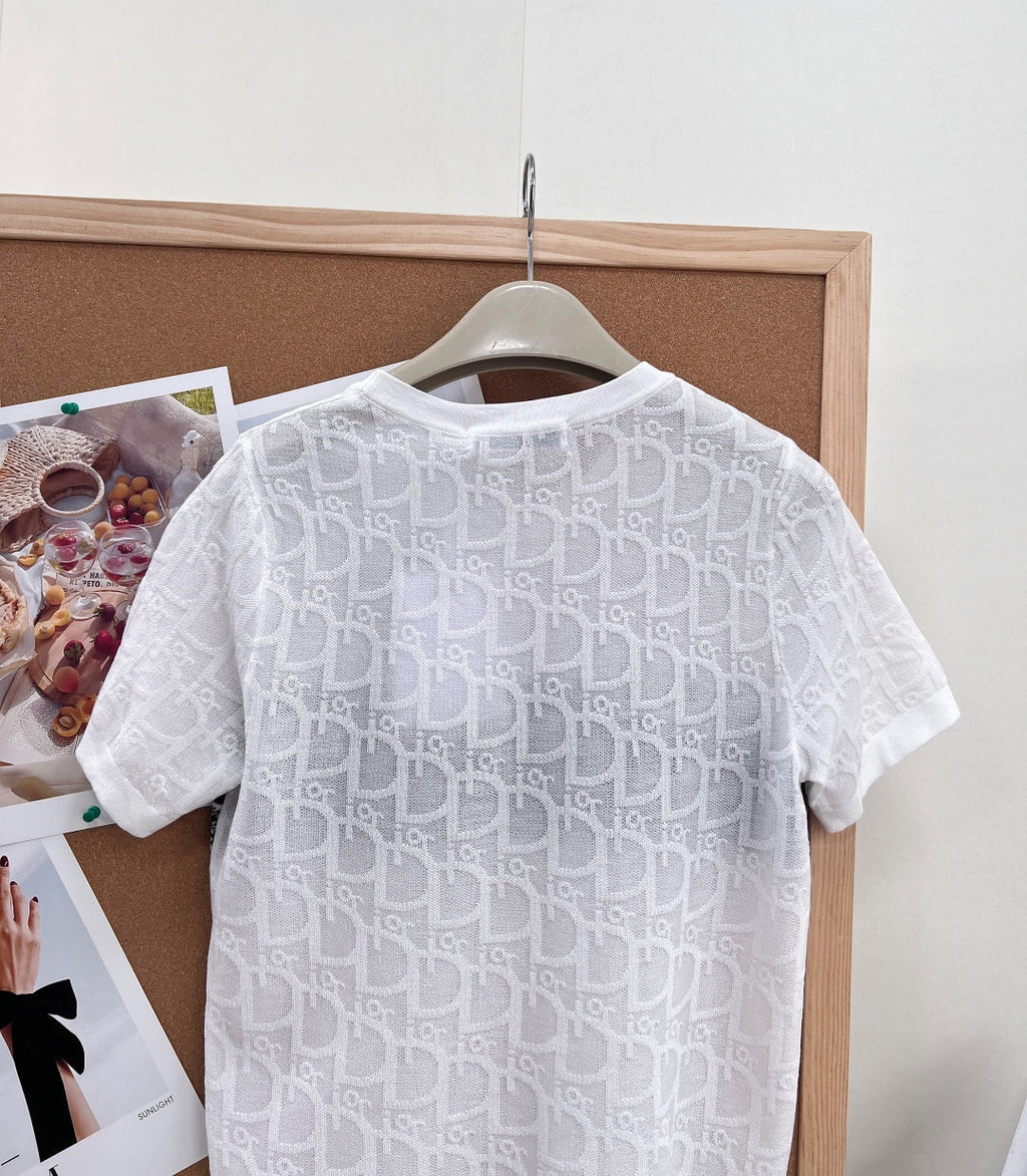 DIOR 26S SHORT-SLEEVED SWEATER 1245