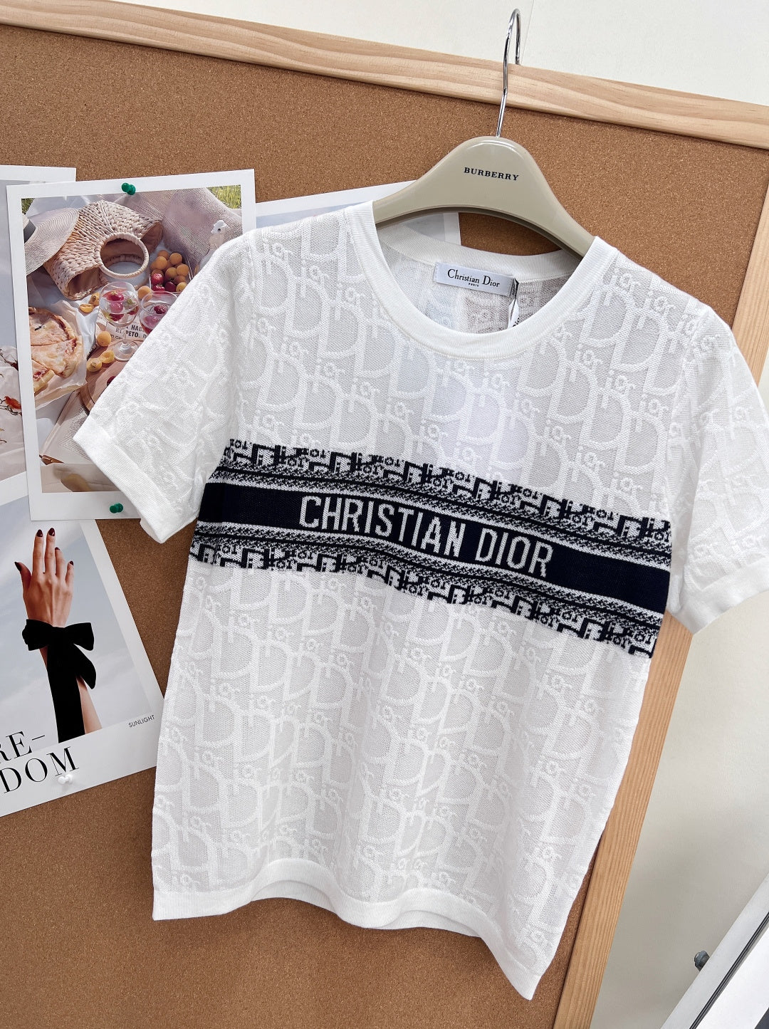 DIOR 26S SHORT-SLEEVED SWEATER 1245