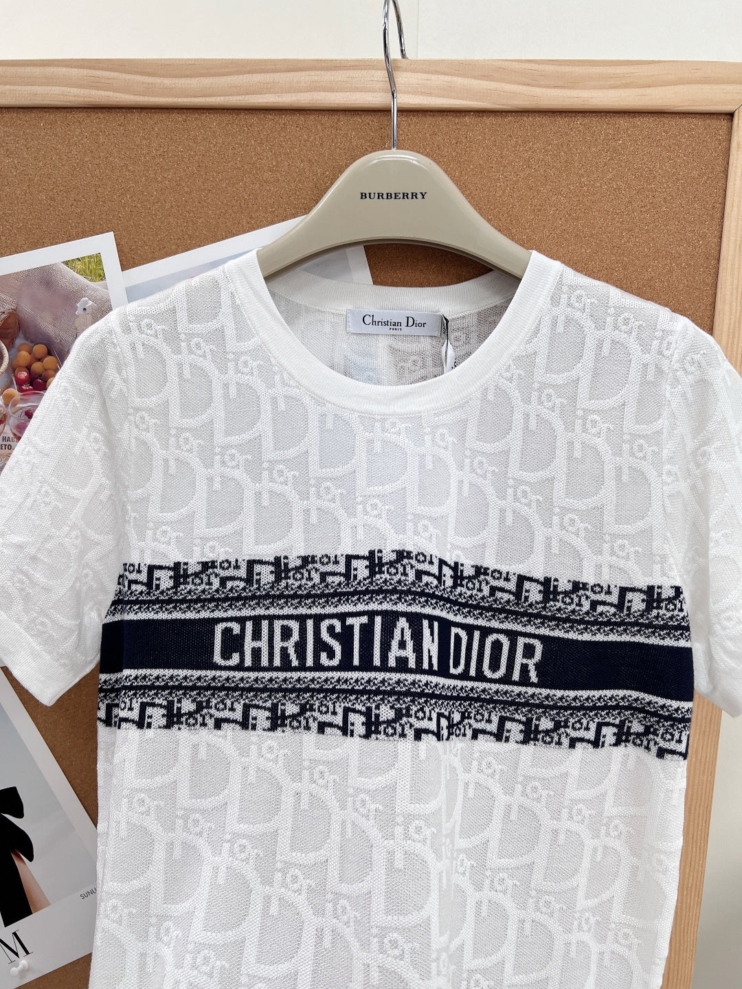 DIOR 26S SHORT-SLEEVED SWEATER 1245