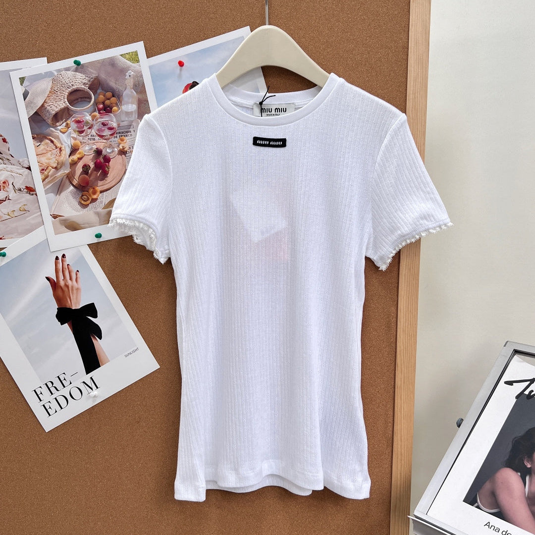 MIUMIU 26S SHORT SLEEVE T-SHIRT 1192