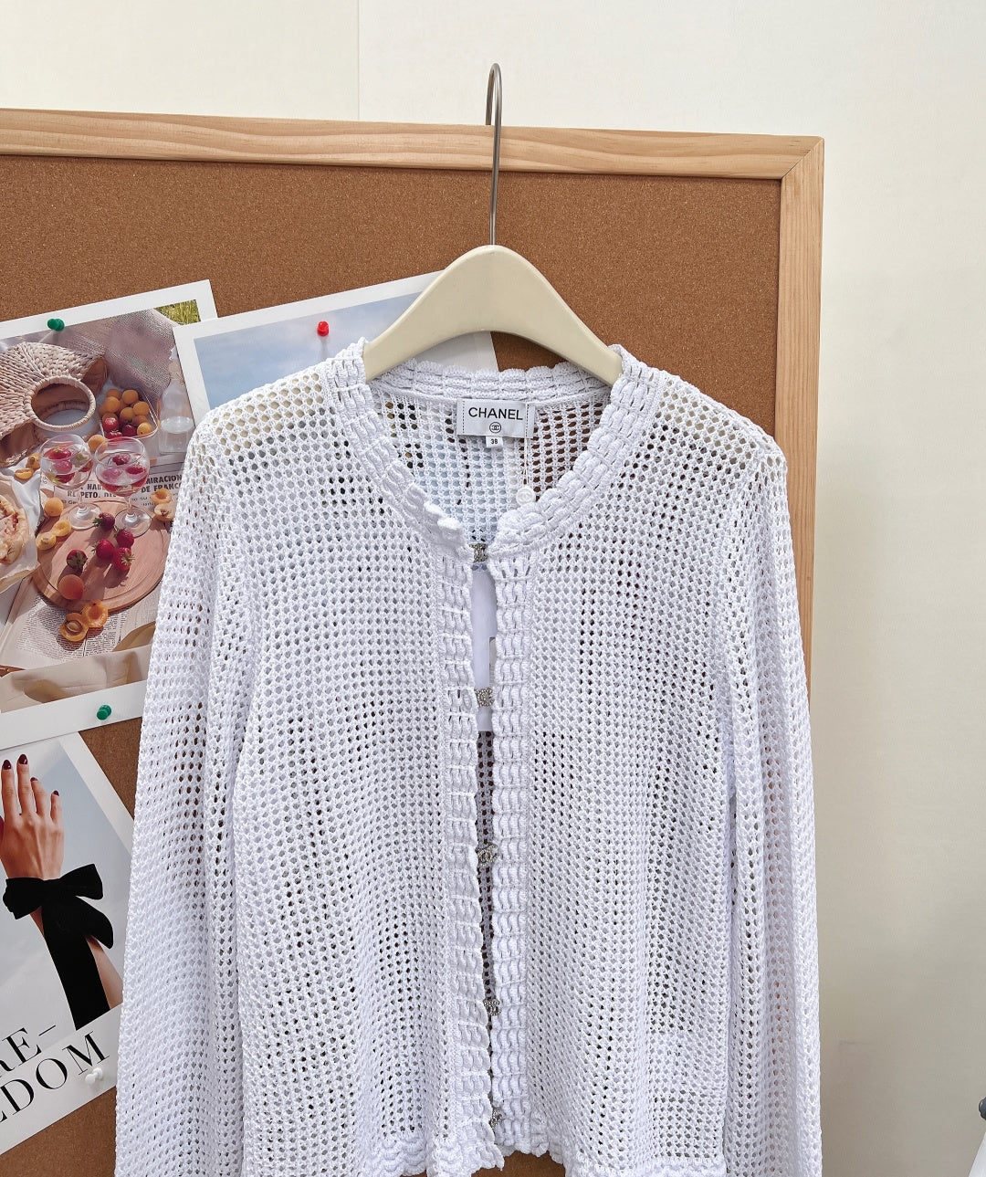 CHANEL 26S OPEN KNIT CARDIGAN STYLE 1243
