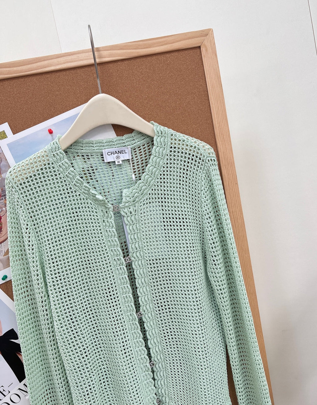 CHANEL 26S OPEN KNIT CARDIGAN STYLE 1242