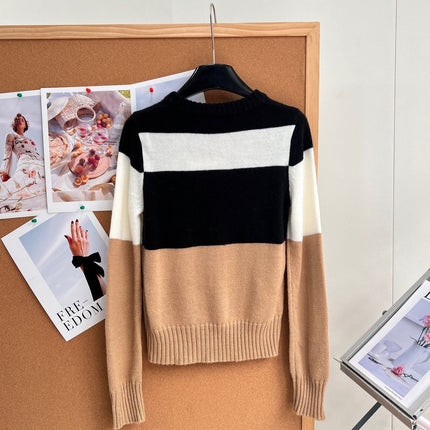 CHANEL 26S LONG SLEEVE CREWNECK KNIT SWEATER 1541