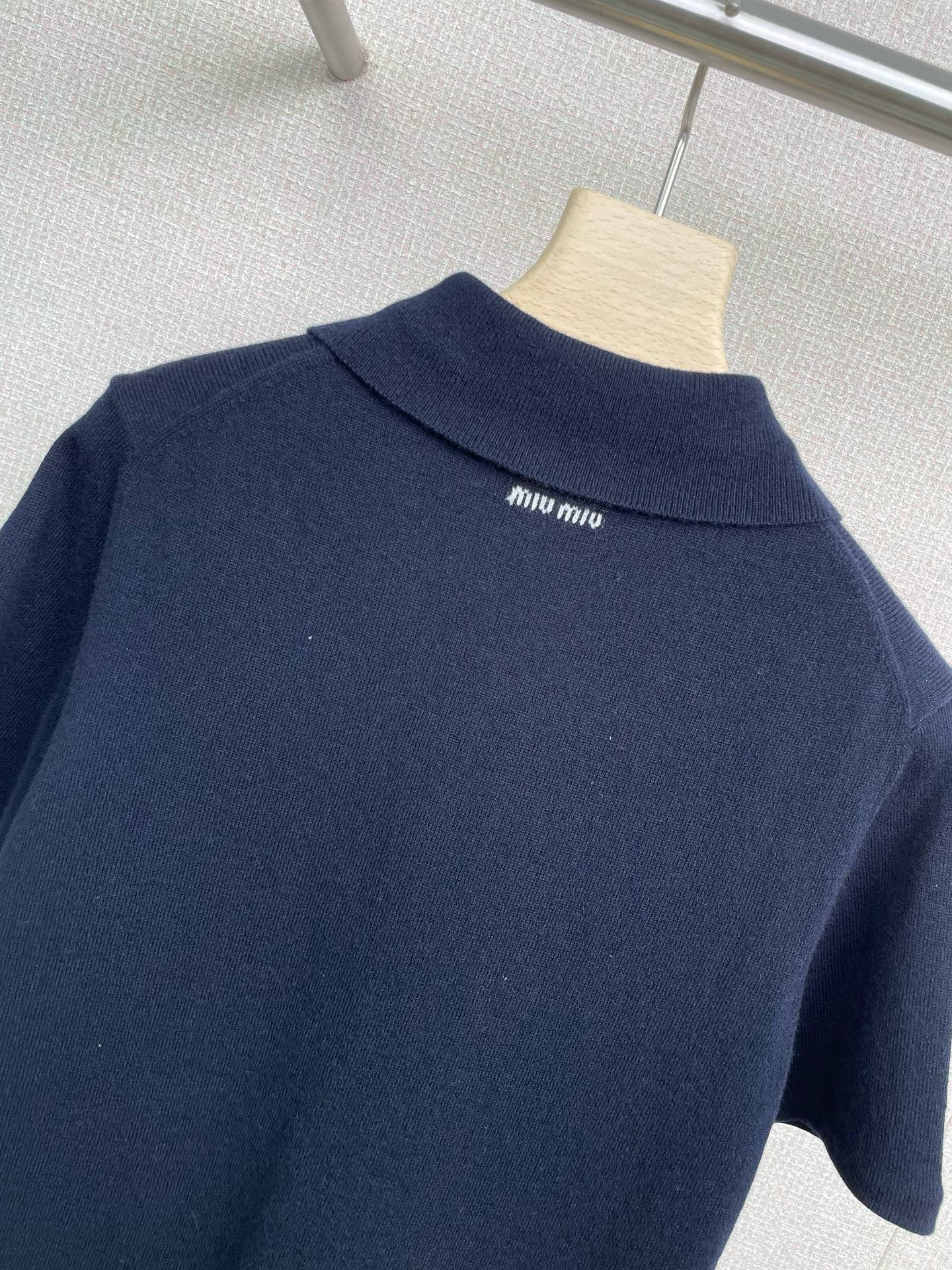 MIUMIU KNIT POLO SHIRT STYLE 234