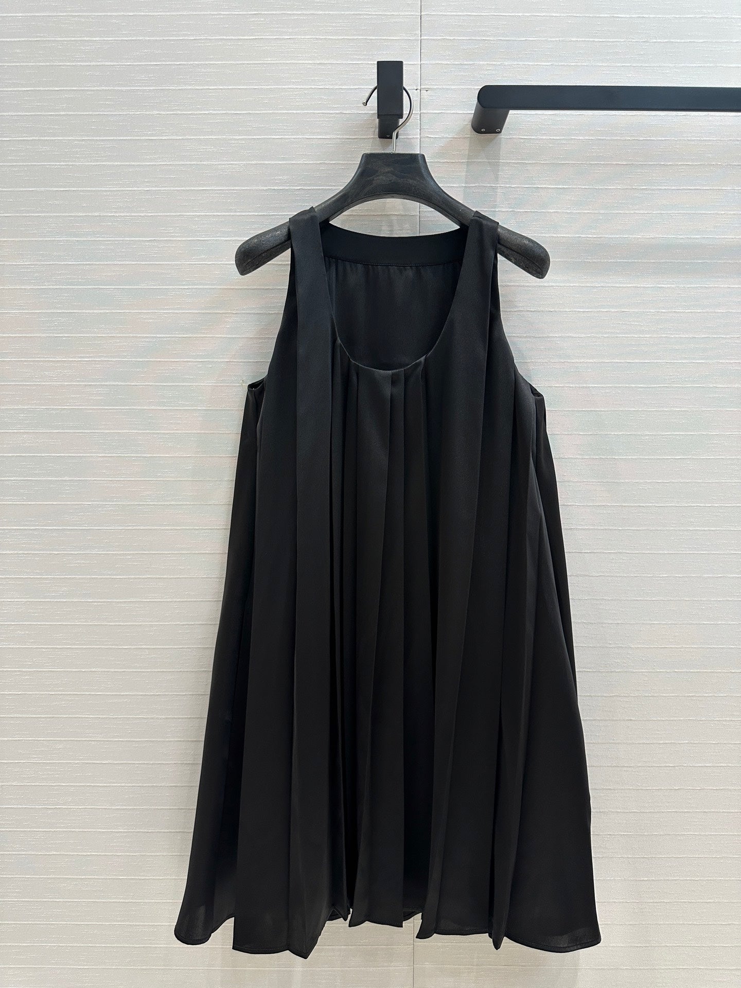 Loewe Dress Black Polyester Fiber