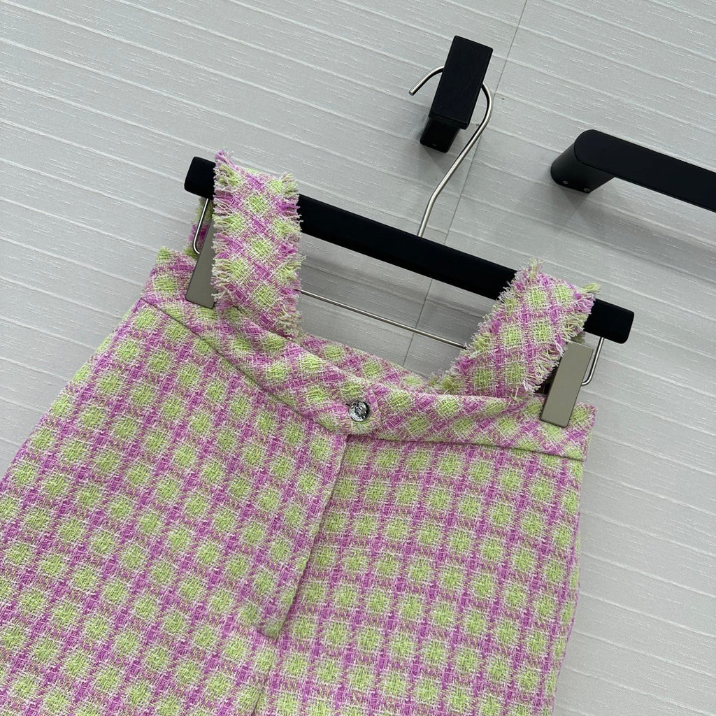 CC HIGH-WAISTED TWEED SHORTS 268288