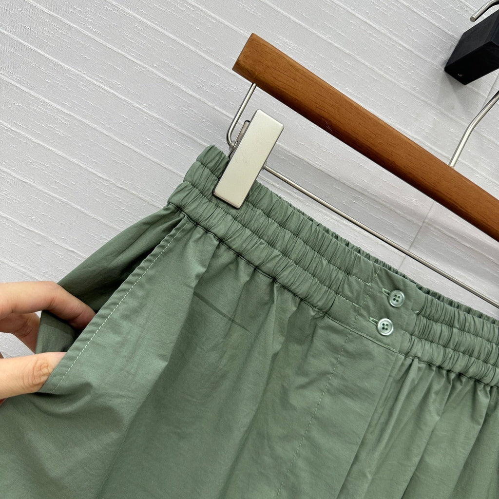 Loewe Short Green Cotton