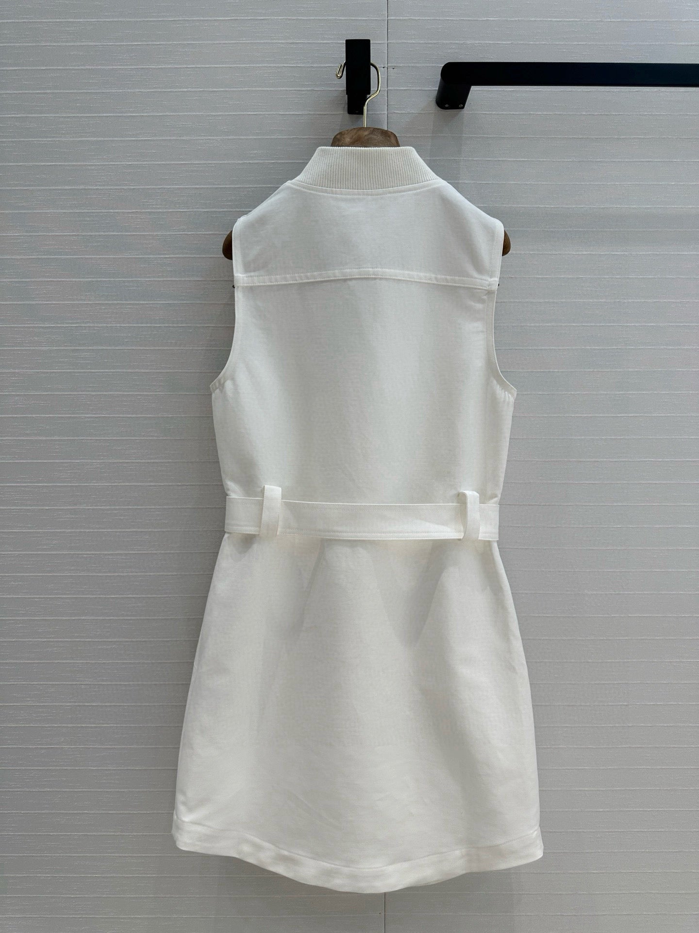 HERMES SLEEVELESS ZIPPER DRESS 276155