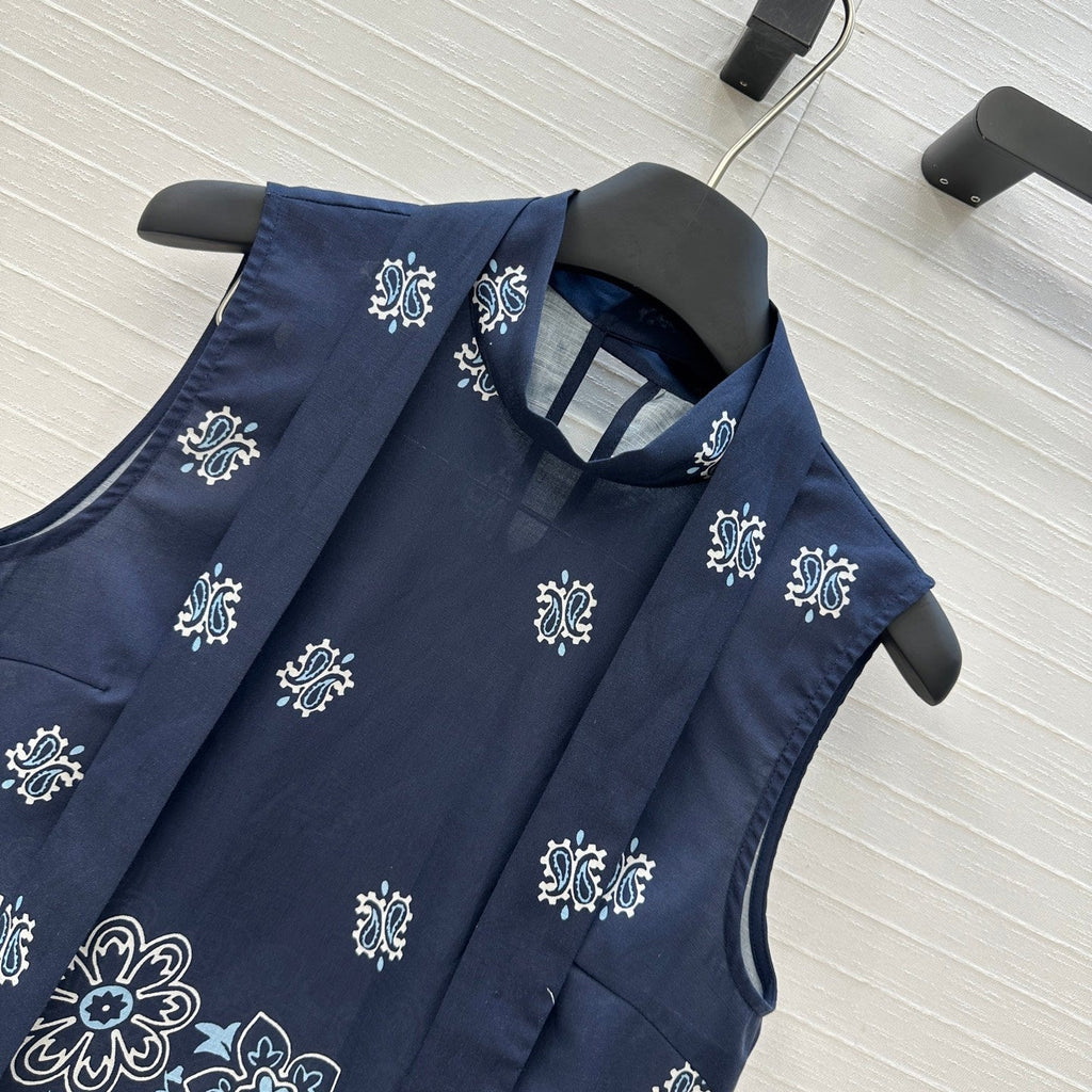 MIUMIU SLEEVELESS TOP AND SKIRT SET 264444