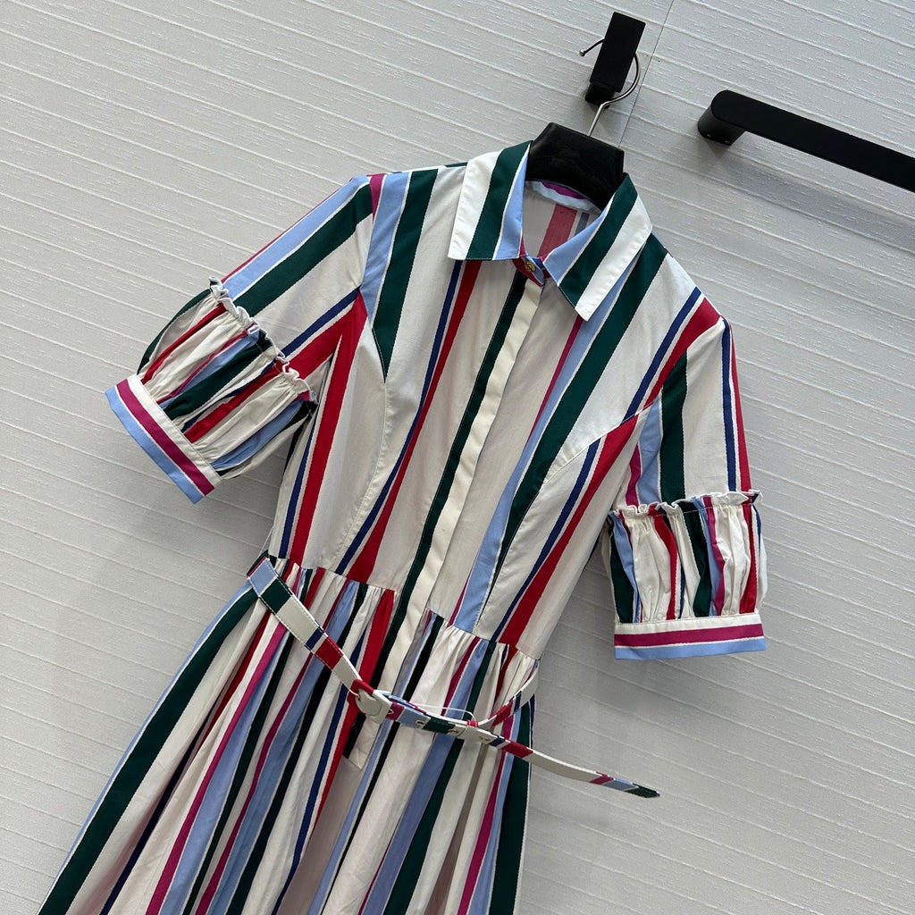 LA DOUBLEJ COTTON SHIRT DRESS 268353