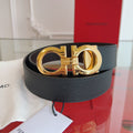 BELT 35MM IN BLACK CALFSKIN 628568