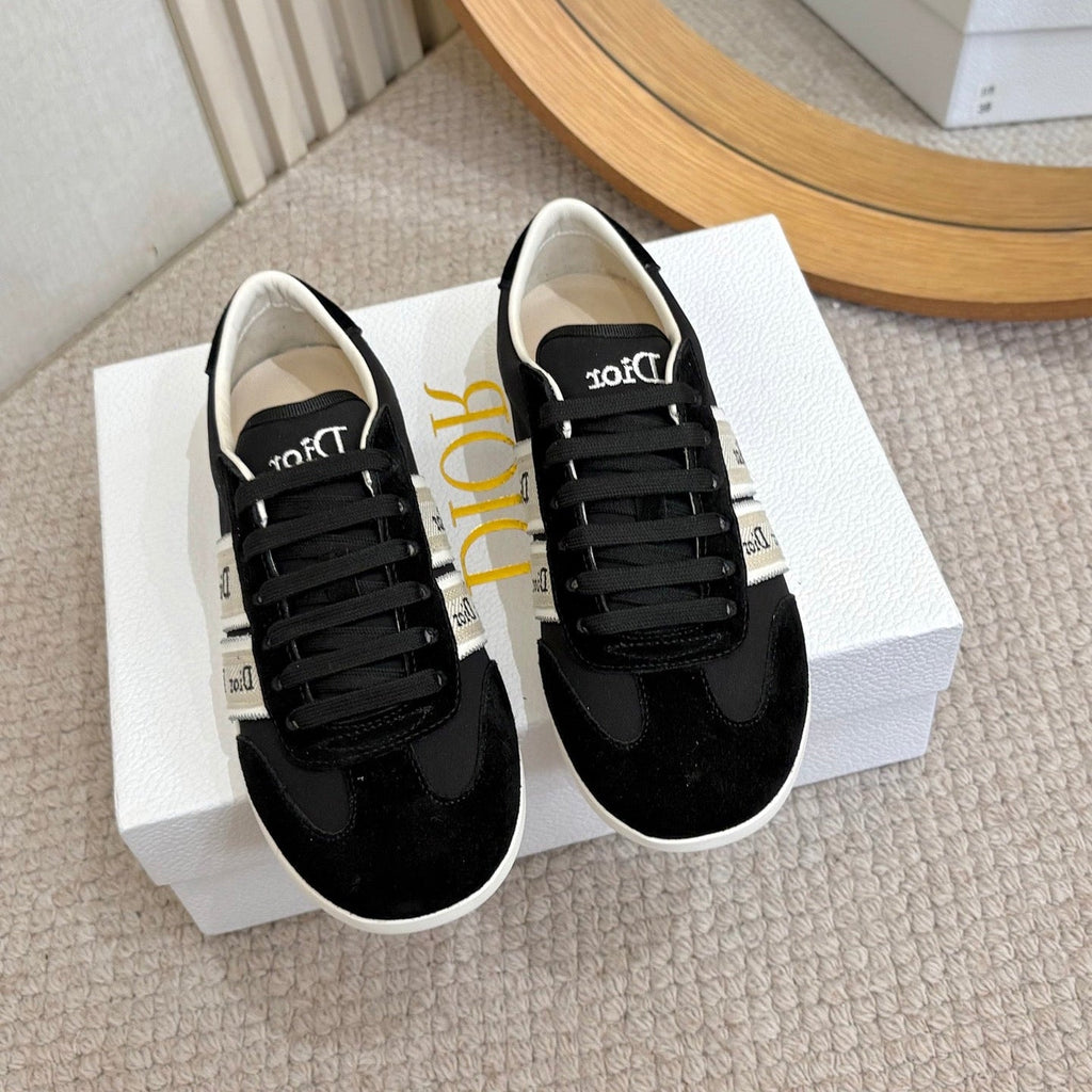 DIOR 26S SNEAKERS IN BLACK SUEDE