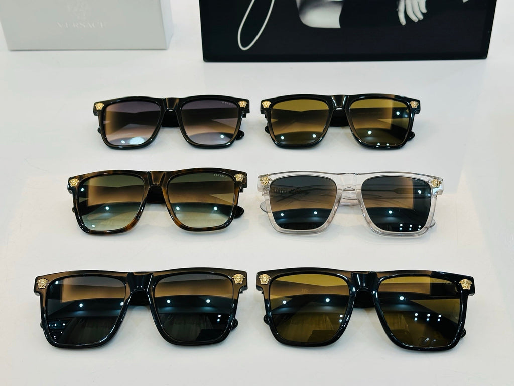 SIGNATURE SQUARED FRAME SUNGLASSES VE4526 IN ACETATE