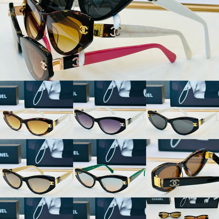 CHANEL 26S ANGULAR CAT-EYE FRAME IN ACETATE 404680