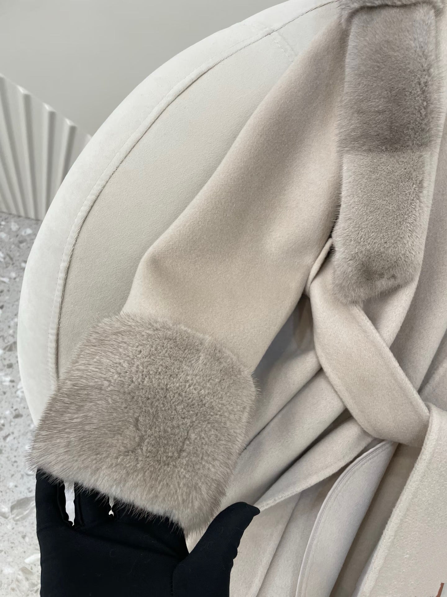 MAX MARA 25S HOODED LONG CASHMERE COAT 039