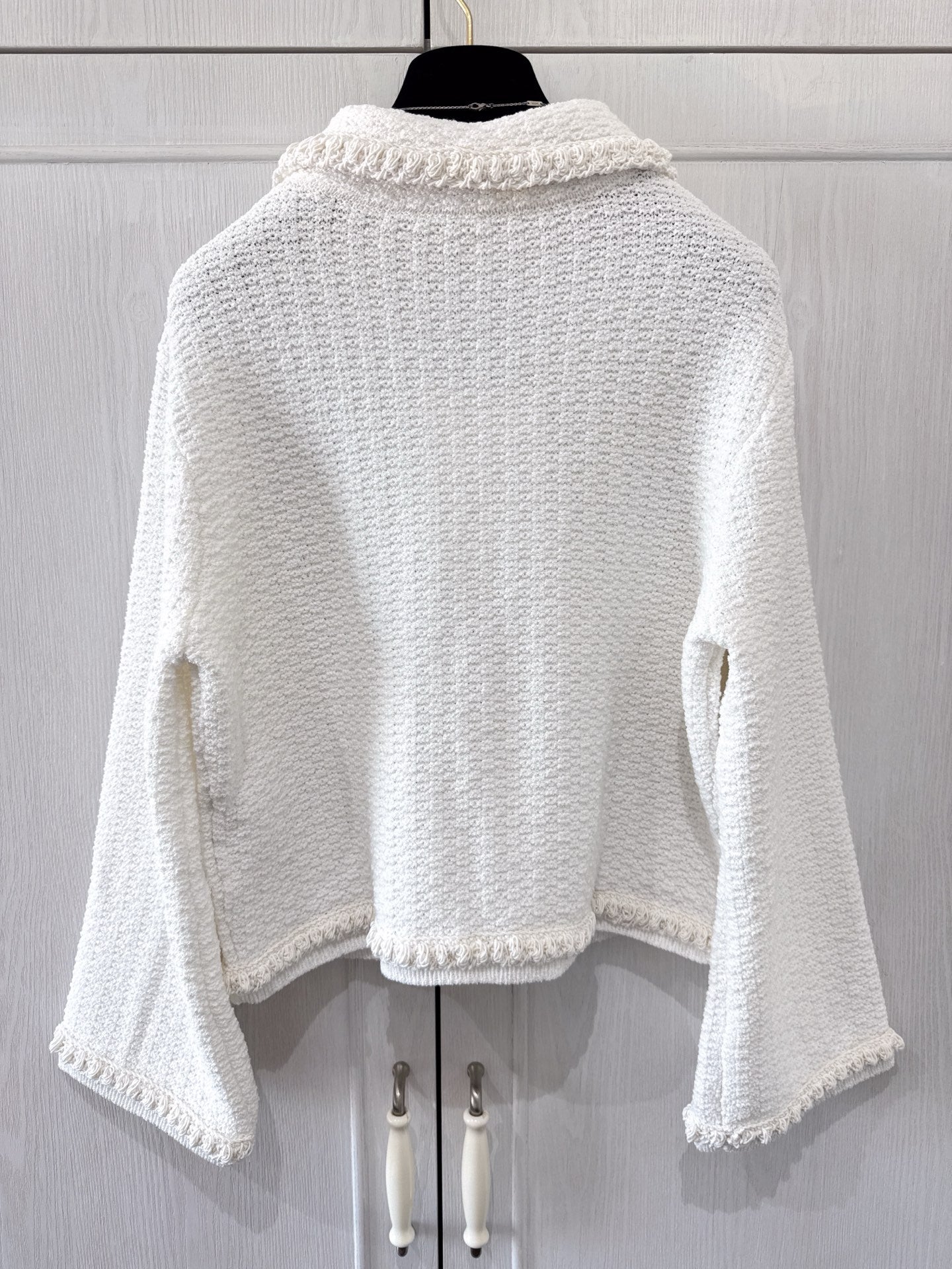 CC 25P Cardigan White Tweed 226821