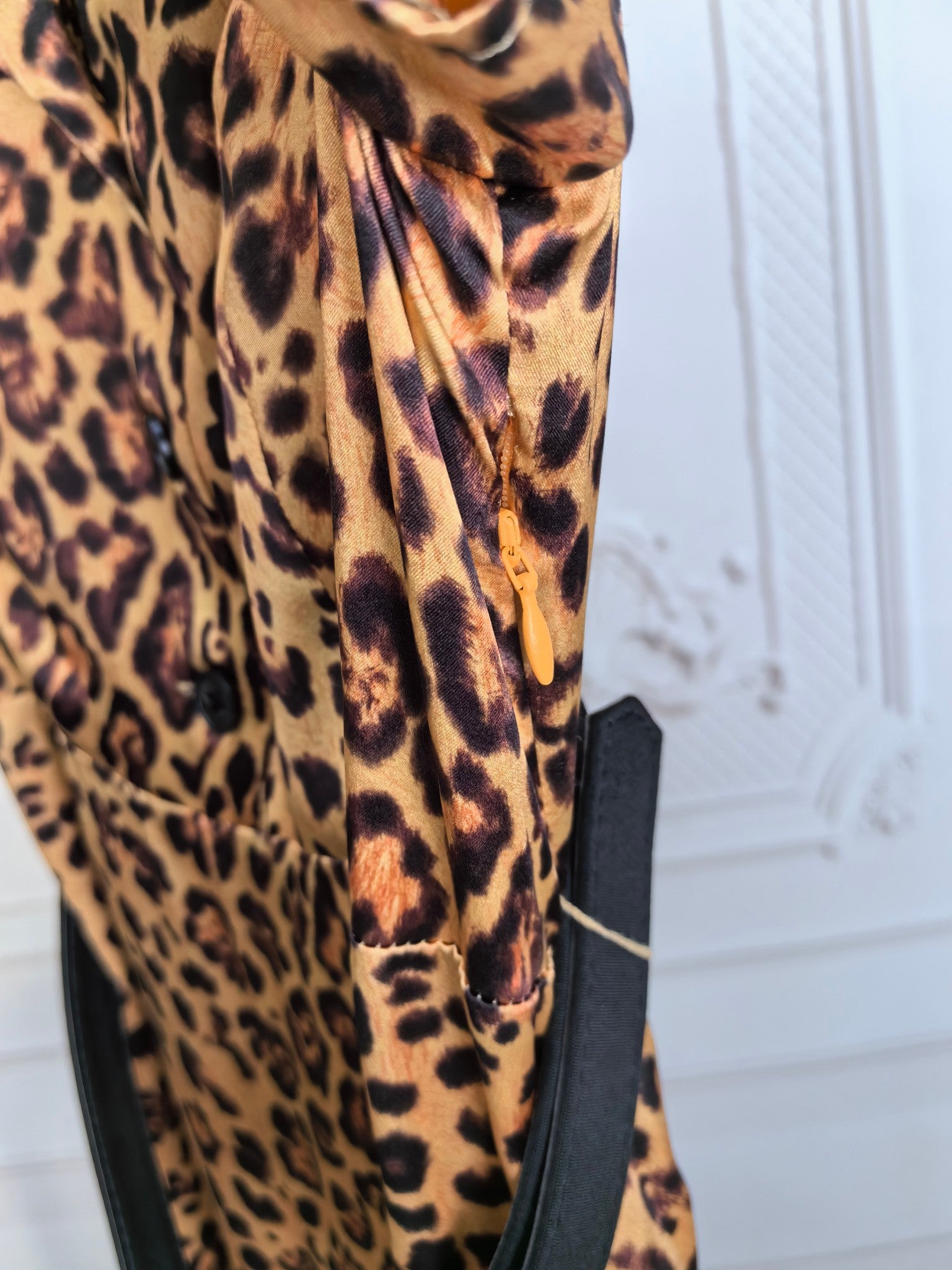 DIOR 25S SILK LEOPARD PRINT DRESS 678