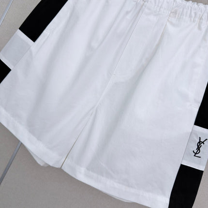 YSL 26S ELASTIC-WAIST SHORTS 495