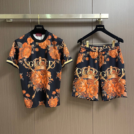 GUCCI 26S SHORT-SLEEVE T-SHIRT AND SHORTS SET 565