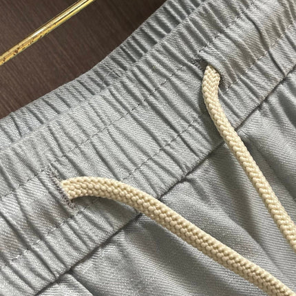 HERMES 26S DRAWSTRING ELASTIC-WAIST PANTS 721