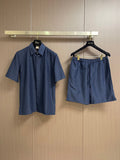 DIOR 26S SHORT-SLEEVE SHIRT & SHORTS SET 1442
