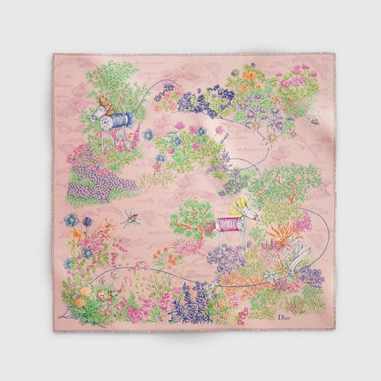 DIOR 26S SCARF 90CM IN SILK 318396