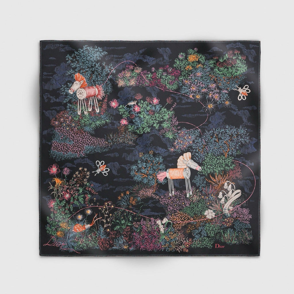 DIOR 26S SCARF 90CM IN SILK 318395
