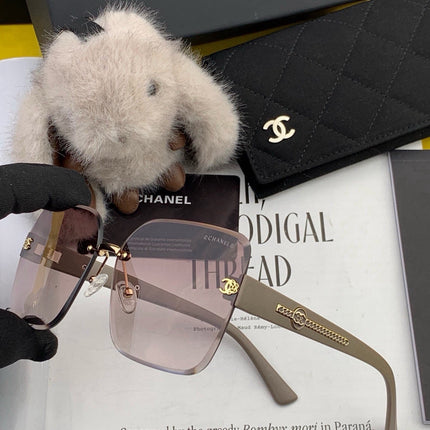 CHANEL 26S RIMLESS SQUARE FRAME IN ACETATE 411852