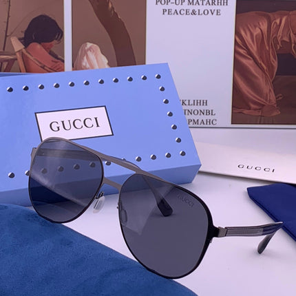 GUCCI 26S AVIATOR FRAME IN METAL 422537