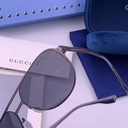 GUCCI 26S AVIATOR FRAME IN METAL 422537